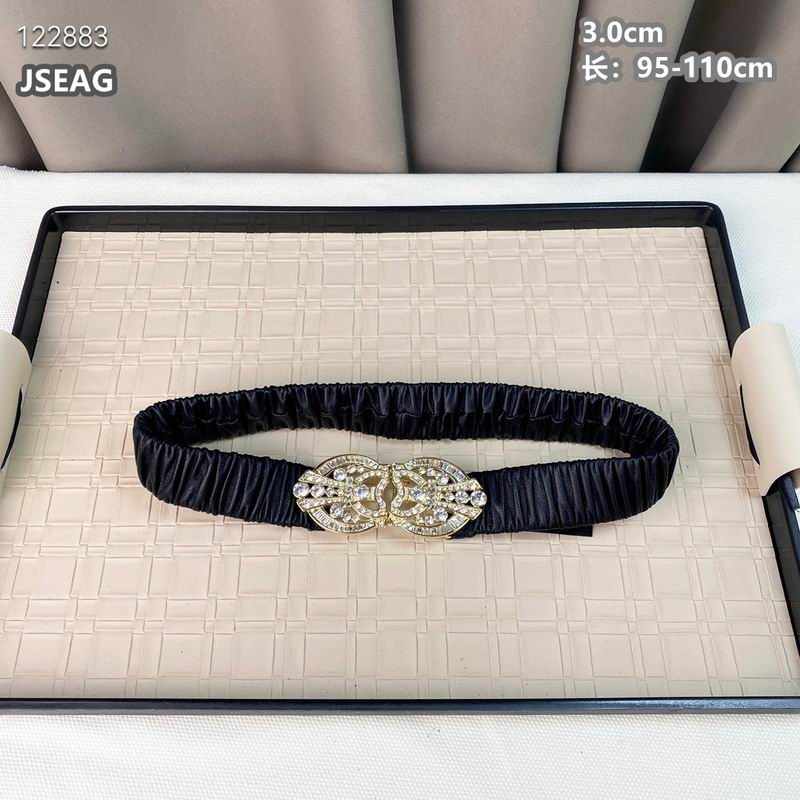 Chanel belt 30mmX95-110cm 8L29